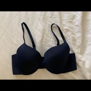 COPY - Laura Ashley navy blue push-up  bra size: …